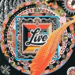 Colorful album cover with abstract patterns and fish.