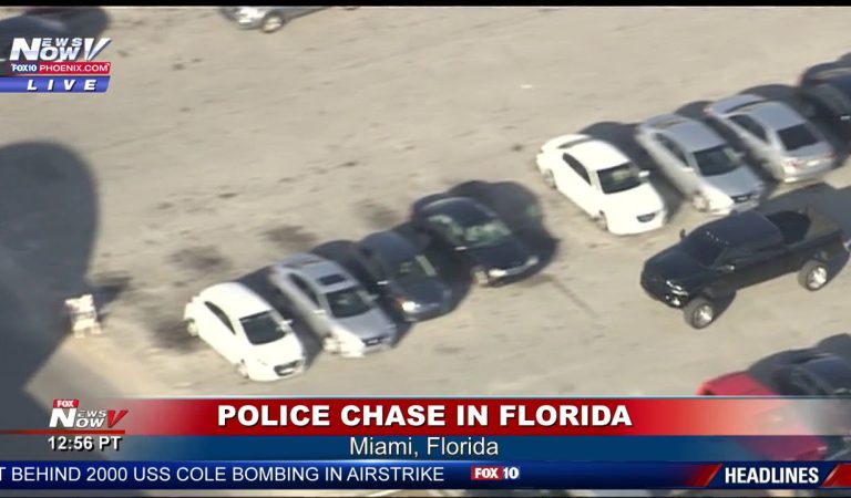 FULL POLICE CHASE: High Speed Chase In Miami, Florida