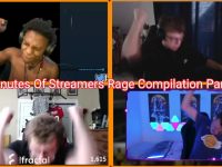 Streamers reacting with rage during gameplay