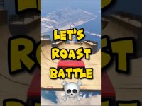 Let’s roast battle game, car on ramp.
