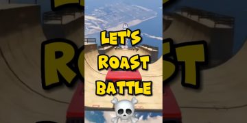 Let’s roast battle game, car on ramp.