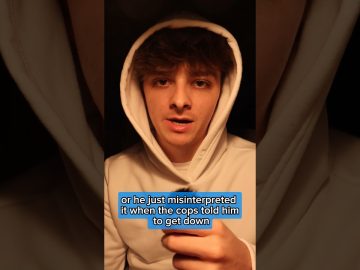 Young person in hoodie, text overlay about misinterpretation.