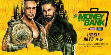 Money in the Bank wrestling event promotion poster.