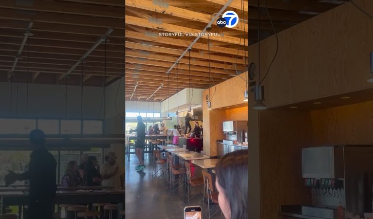 Barefoot Chipotle customer fights with staff