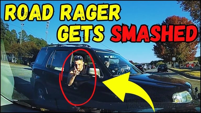 Dashcam captures road rage incident in traffic
