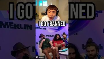 Streamer reacts to ban during live podcast