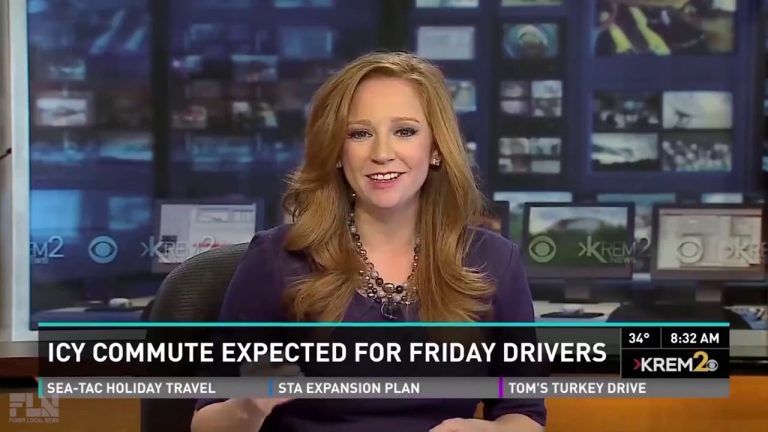 News anchor discusses icy commute for Friday.