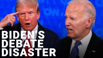Political debate between two prominent figures