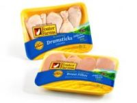 Foster Farms chicken drumsticks and breast fillets.