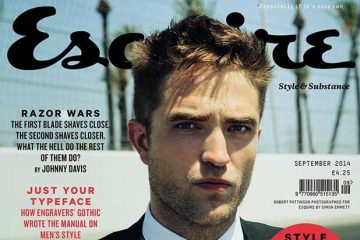 Magazine cover with man in sunlight.