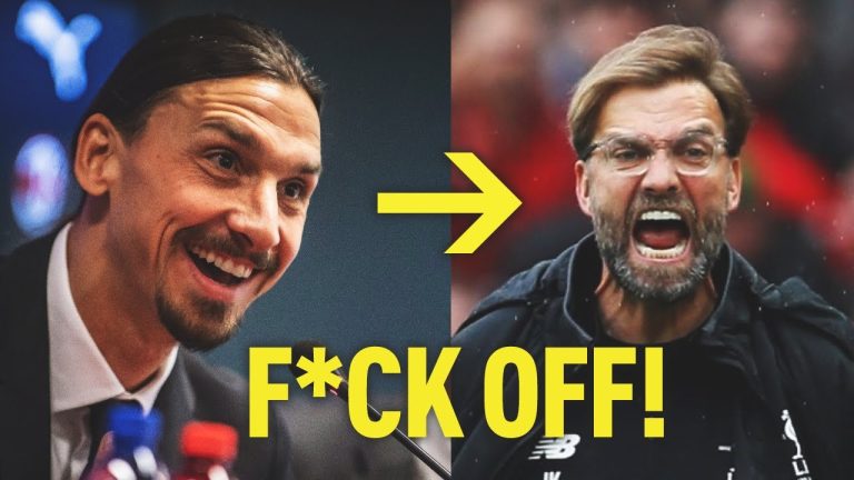 Smiling man and angry shouting man with text.