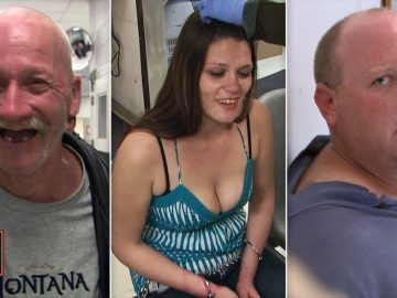 Three people involved in legal matters.