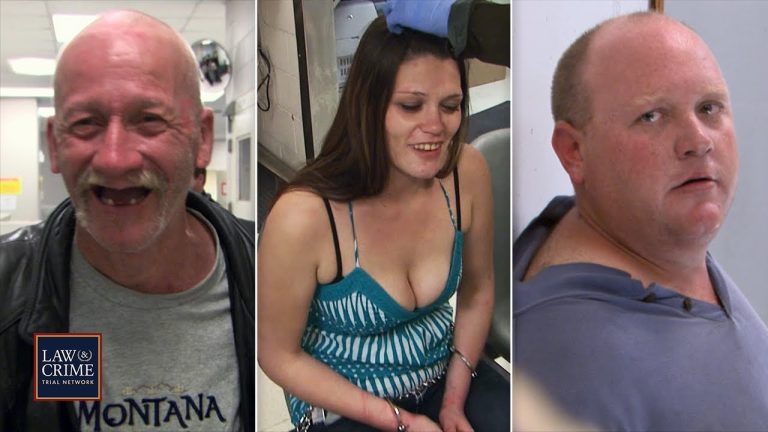 Three people involved in legal matters.