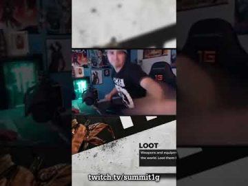 Streamer broadcasting live gaming session on Twitch.