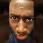 Man's face with intense expression and text overlay.