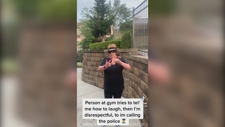 Person outdoors using phone, text overlay about police call.