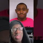 Funny face filter on live video screenshot