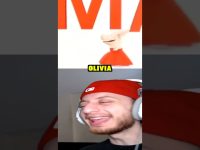 Person laughing while watching cartoon Olivia.
