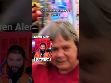Customer freakout in store, subscribe for more.