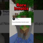 Rare Insults meme about No Nut November.