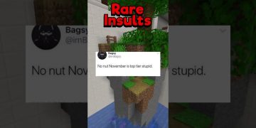 Rare Insults meme about No Nut November.