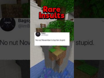 Rare Insults meme about No Nut November.
