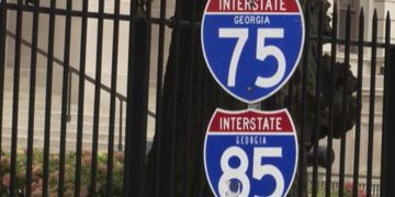 Georgia interstate signs 75 and 85