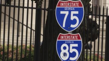 Georgia interstate signs 75 and 85