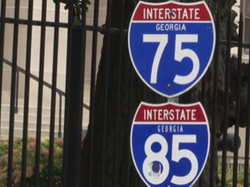 Georgia interstate signs 75 and 85