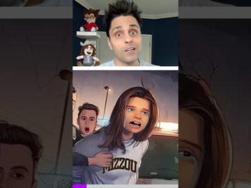 Comic-style image of surprised and distressed characters.