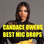 Woman in black shirt, best mic drop moments.