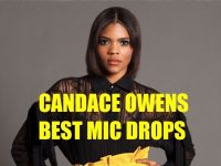 Woman in black shirt, best mic drop moments.
