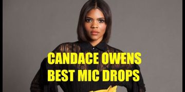 Woman in black shirt, best mic drop moments.