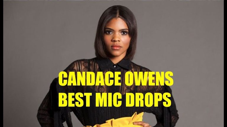 Woman in black shirt, best mic drop moments.