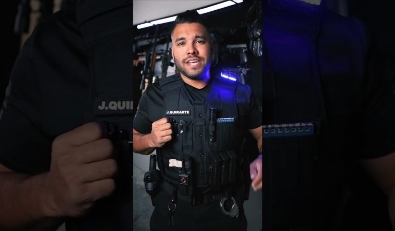 Where A Police Officer Keeps His Taser!