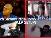Twitch gamers rage moments collection, intense reactions.