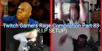 Twitch gamers rage moments collection, intense reactions.