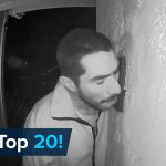 Man licking a doorbell at night, Top 20!