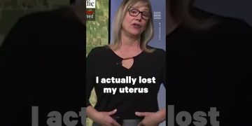 Woman discussing a medical experience on video