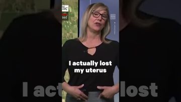 Woman discussing a medical experience on video