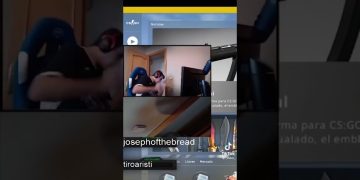 Streamer reacts to CS:GO clip during live broadcast.