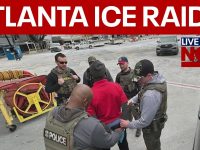 Atlanta ICE raid with police officers on scene