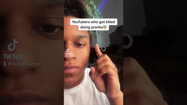 TikTok about YouTubers' dangerous pranks.
