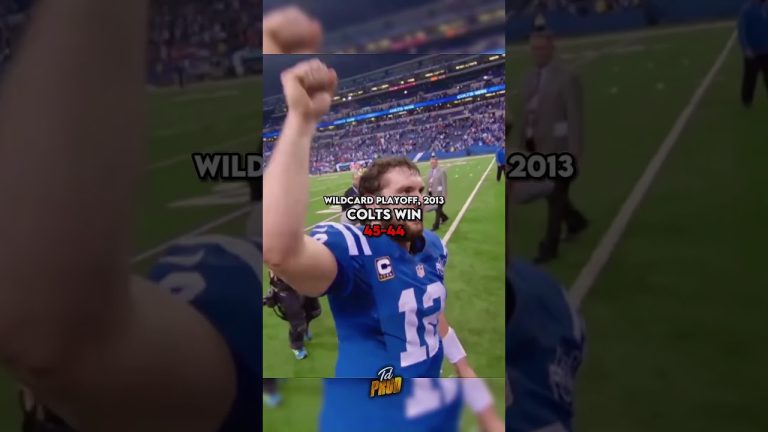 Colts celebrate 2013 wildcard playoff victory.