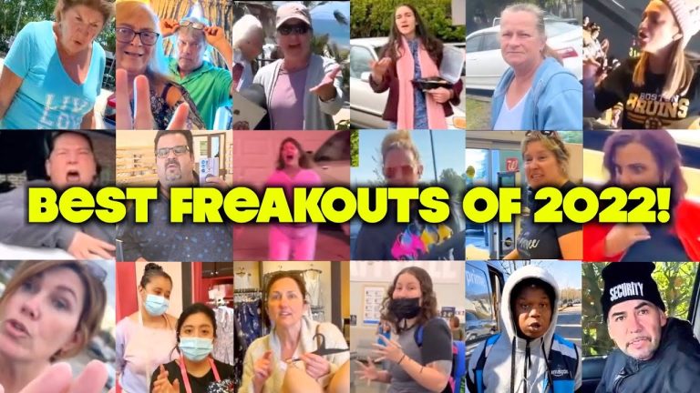 Collage of people with text: Best Freakouts of 2022!