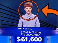 Game show contestant wins $61,600 with correct answer.