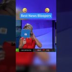 News anchor blooper with mirror on live TV.