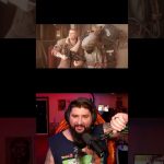Gamer livestreams while playing action video game.