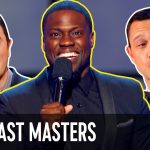 Comedians on stage at Roast Masters event