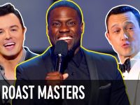 Comedians on stage at Roast Masters event